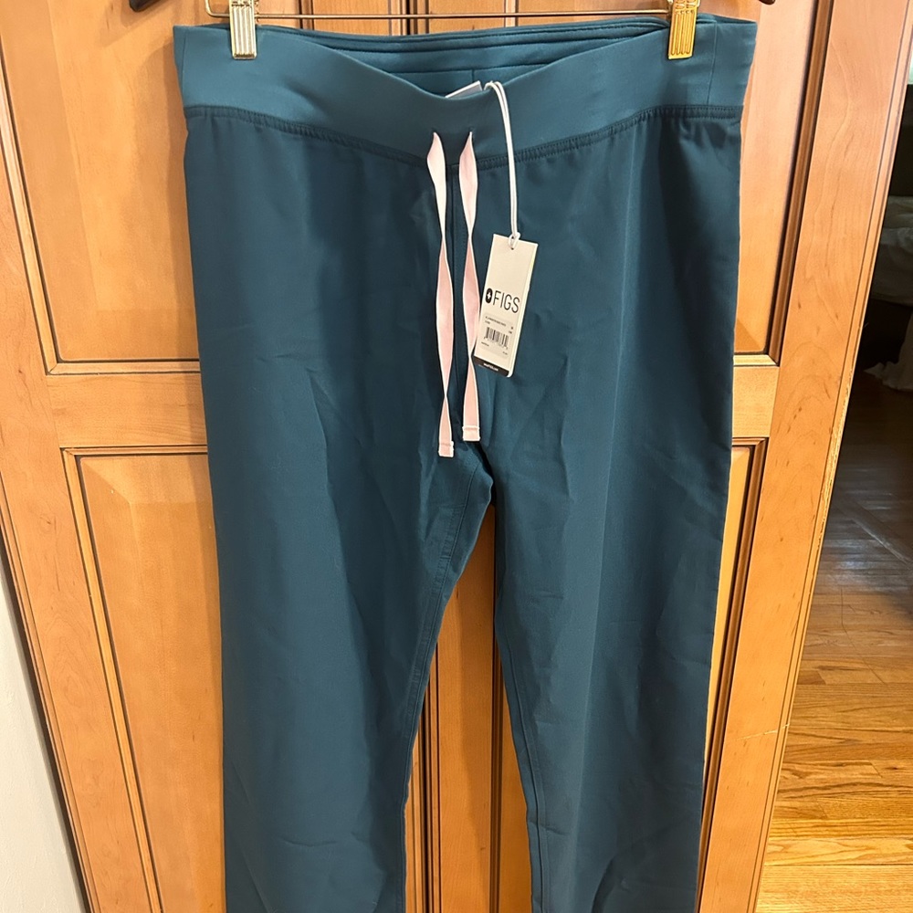 Livingston basic Fig pants and scrub top.